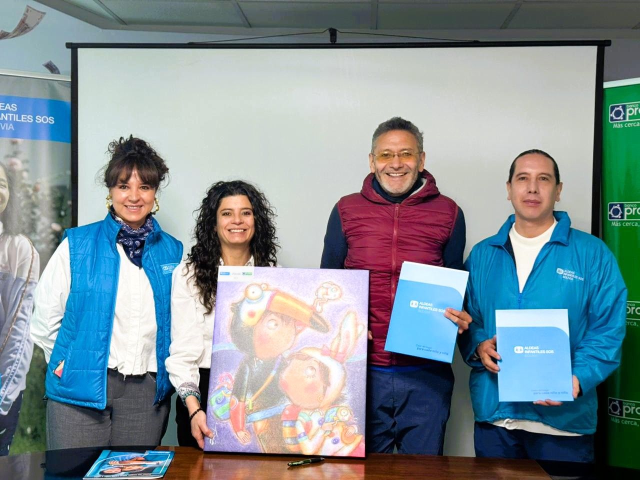 BANCO PRODEM S.A. MÁS DE 12 AÑOS CONSTRUYENDO OPORTUNIDADES JUNTO A ALDEAS INFANTILES SOS.